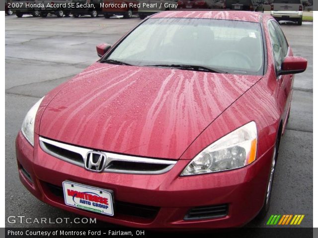 2007 Honda Accord SE Sedan in Moroccan Red Pearl