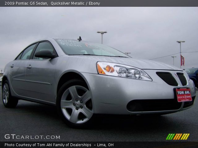 2009 Pontiac G6 Sedan in Quicksilver Metallic