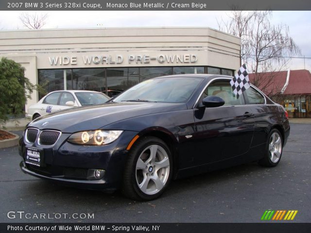 2007 BMW 3 Series 328xi Coupe in Monaco Blue Metallic