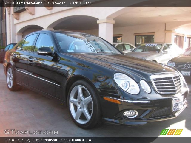 2008 Mercedes-Benz E 350 Sedan in Black