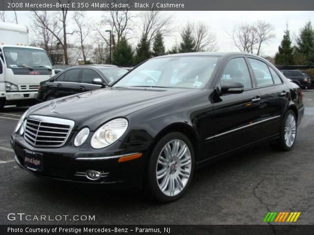 2008 Mercedes-Benz E 350 4Matic Sedan in Black