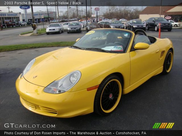 2003 Porsche Boxster S in Speed Yellow