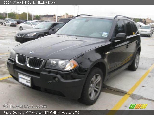 2004 BMW X3 3.0i in Jet Black