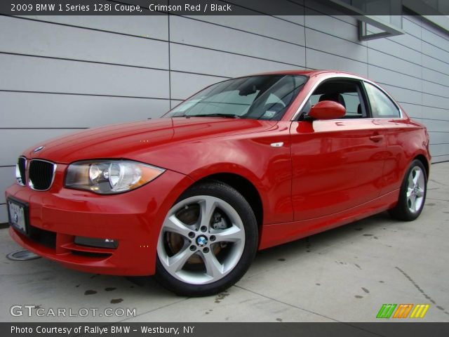 2009 BMW 1 Series 128i Coupe in Crimson Red