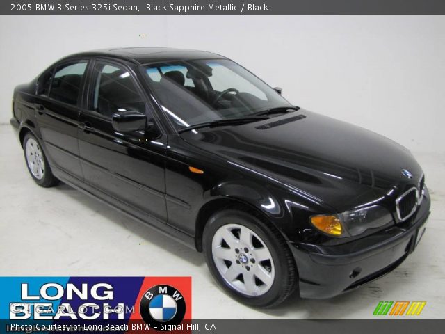 2005 BMW 3 Series 325i Sedan in Black Sapphire Metallic