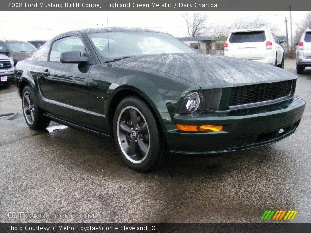 2008 Ford Mustang Bullitt Coupe in Highland Green Metallic