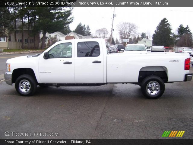 2009 Chevrolet Silverado 2500HD Work Truck Crew Cab 4x4 in Summit White