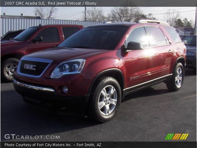 2007 GMC Acadia SLE in Red Jewel Tintcoat