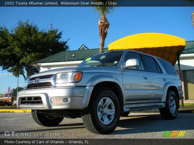 2002 Toyota 4Runner Limited in Millennium Silver Metallic