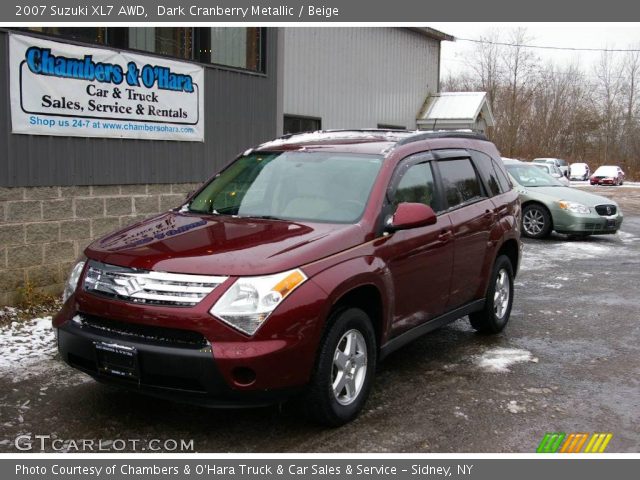 2007 Suzuki XL7 AWD in Dark Cranberry Metallic