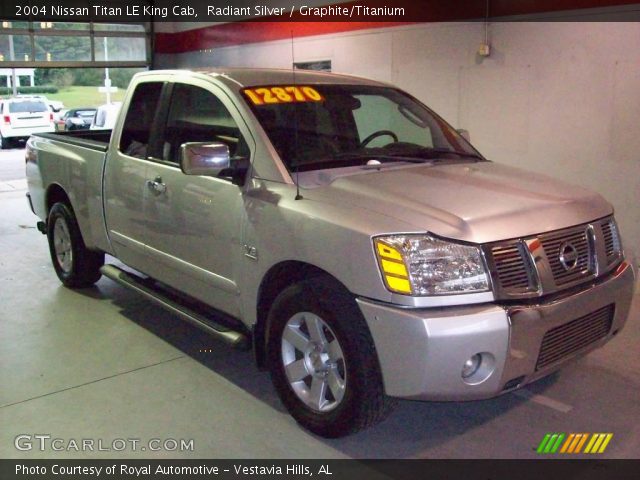 2004 Nissan Titan LE King Cab in Radiant Silver