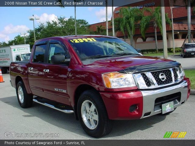 2008 Nissan Titan SE Crew Cab in Red Brawn