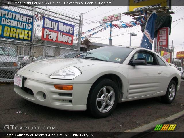 2003 Mitsubishi Eclipse RS Coupe in Dover White Pearl