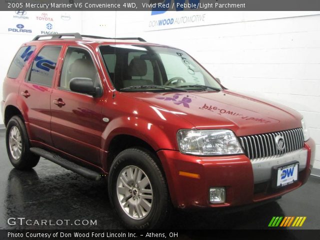 2005 Mercury Mariner V6 Convenience 4WD in Vivid Red