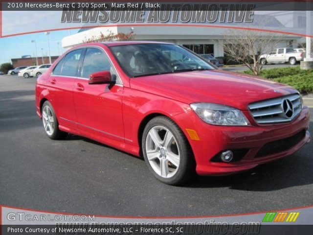 2010 Mercedes-Benz C 300 Sport in Mars Red