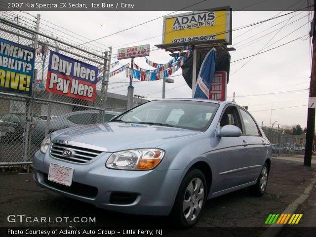2007 Kia Spectra EX Sedan in Ice Blue