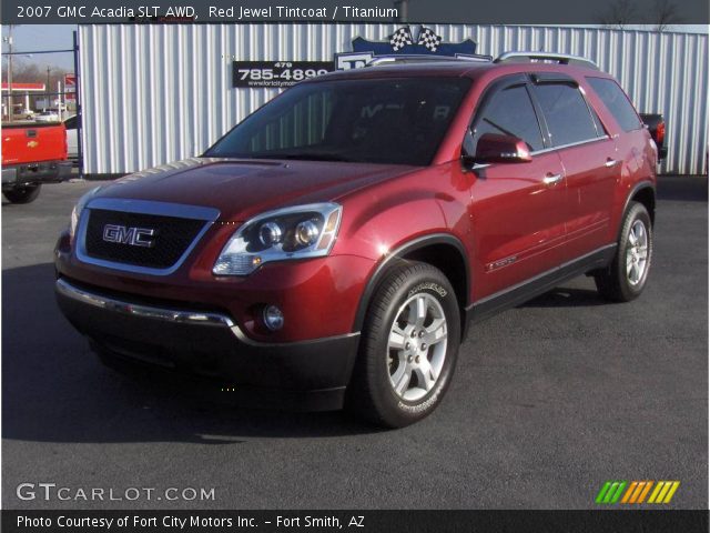 2007 GMC Acadia SLT AWD in Red Jewel Tintcoat