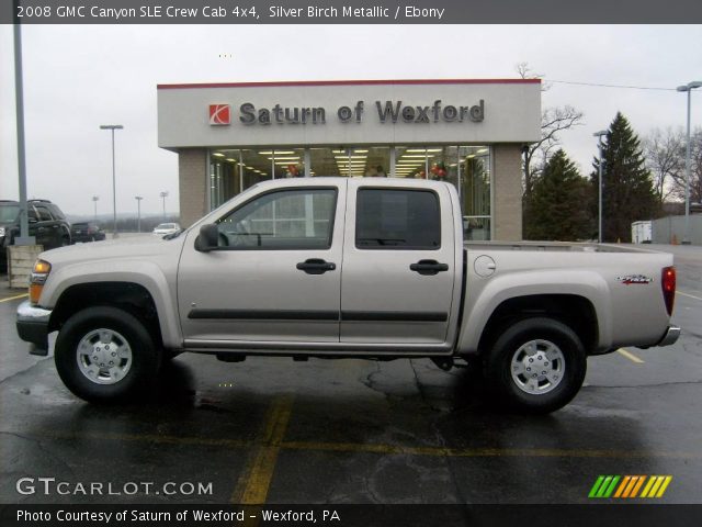 2008 GMC Canyon SLE Crew Cab 4x4 in Silver Birch Metallic