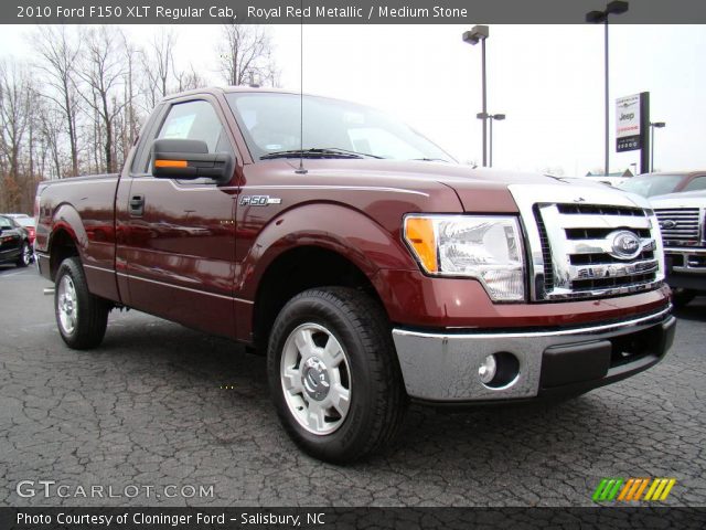 Royal Red Metallic - 2010 Ford F150 XLT Regular Cab ...