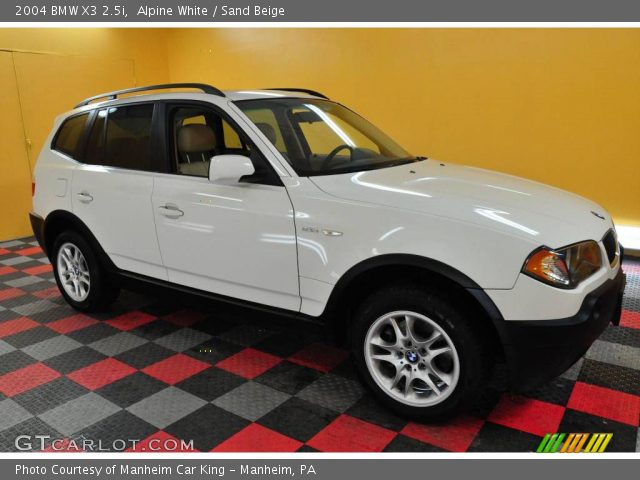 2004 BMW X3 2.5i in Alpine White