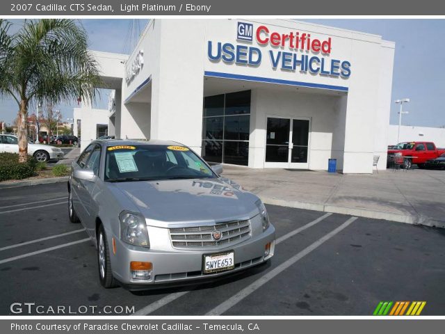 2007 Cadillac CTS Sedan in Light Platinum