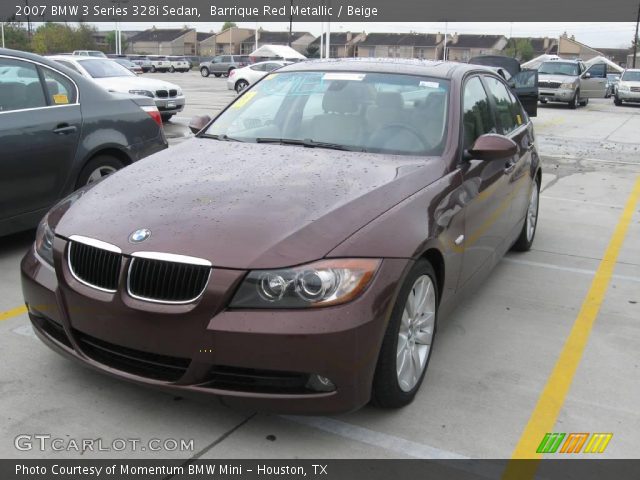 2007 BMW 3 Series 328i Sedan in Barrique Red Metallic