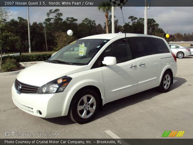 2007 Nissan Quest 3.5 in Nordic White Pearl