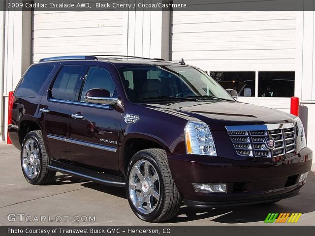 2009 Cadillac Escalade AWD in Black Cherry