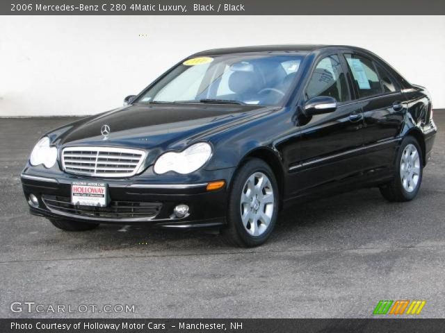 2006 Mercedes-Benz C 280 4Matic Luxury in Black