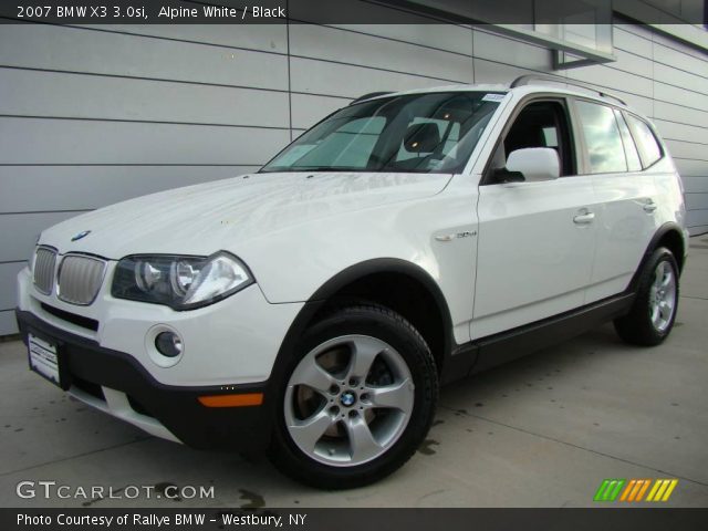 2007 BMW X3 3.0si in Alpine White