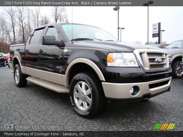 2007 Ford F150 King Ranch SuperCrew 4x4 in Black