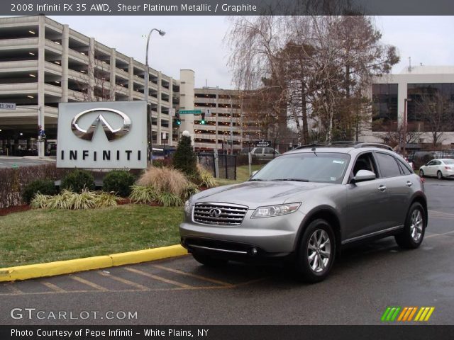 2008 Infiniti FX 35 AWD in Sheer Platinum Metallic