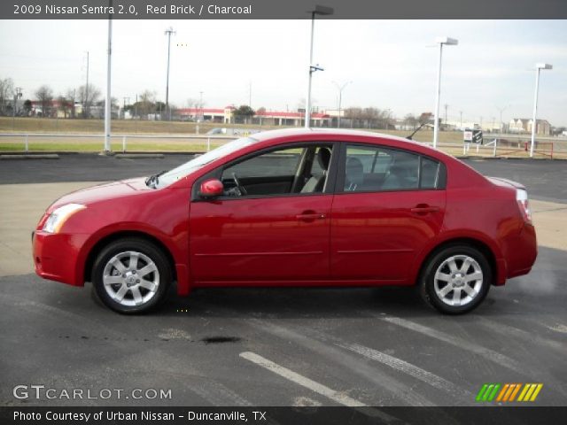 2009 Nissan Sentra 2.0 in Red Brick
