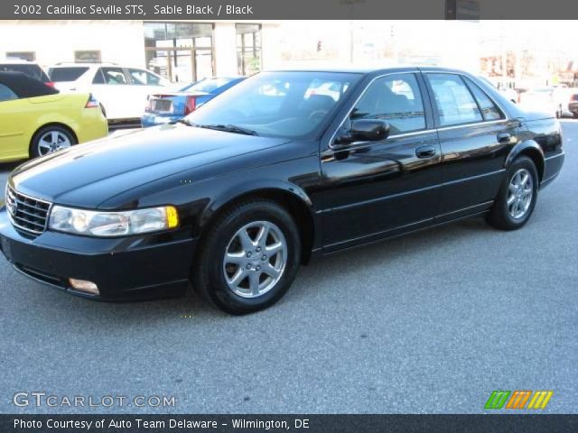2002 Cadillac Seville STS in Sable Black