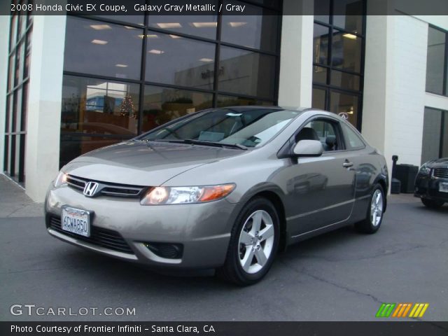 2008 Honda Civic EX Coupe in Galaxy Gray Metallic