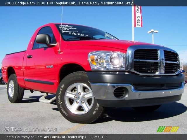 2008 Dodge Ram 1500 TRX Regular Cab in Flame Red