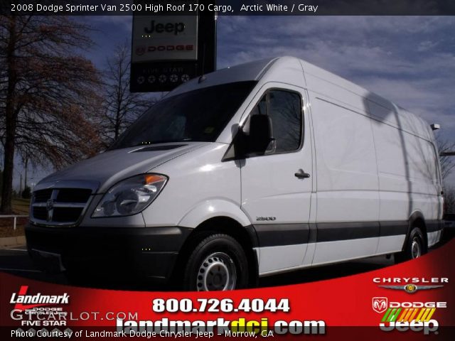 2008 Dodge Sprinter Van 2500 High Roof 170 Cargo in Arctic White