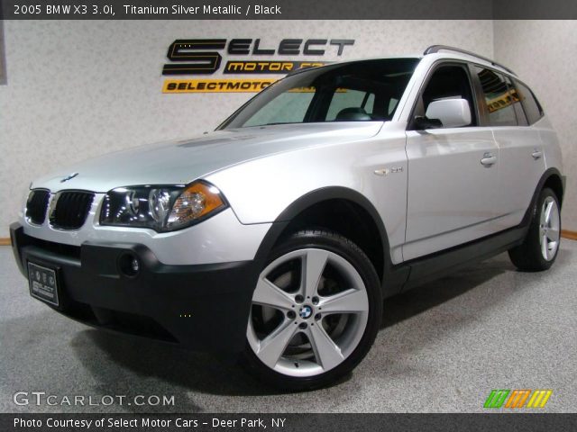 2005 BMW X3 3.0i in Titanium Silver Metallic
