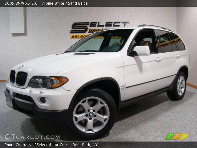 2005 BMW X5 3.0i in Alpine White