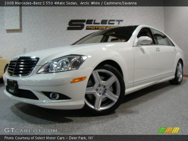 2008 Mercedes-Benz S 550 4Matic Sedan in Arctic White