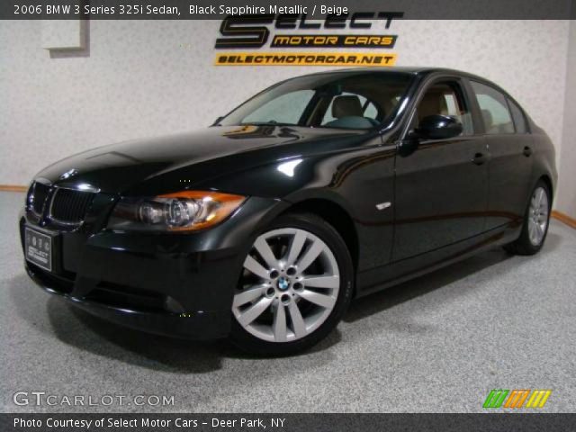 2006 BMW 3 Series 325i Sedan in Black Sapphire Metallic