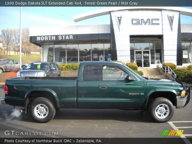 1999 Dodge Dakota SLT Extended Cab 4x4 in Forest Green Pearl
