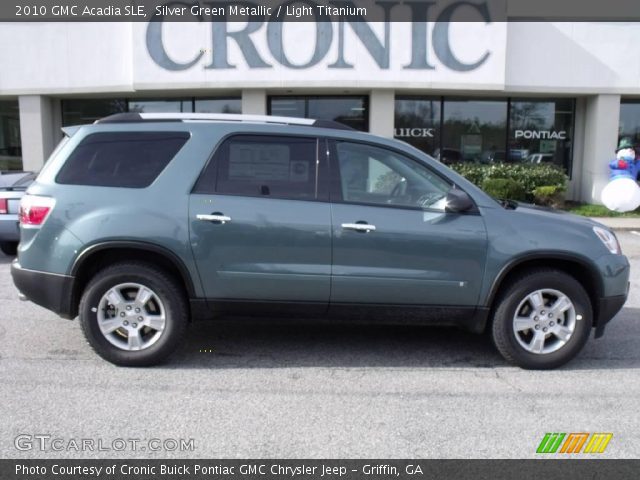 2010 GMC Acadia SLE in Silver Green Metallic