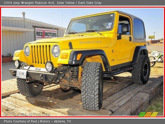 2004 Jeep Wrangler Rubicon 4x4 in Solar Yellow