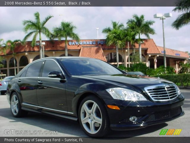 2008 Mercedes-Benz S 550 Sedan in Black