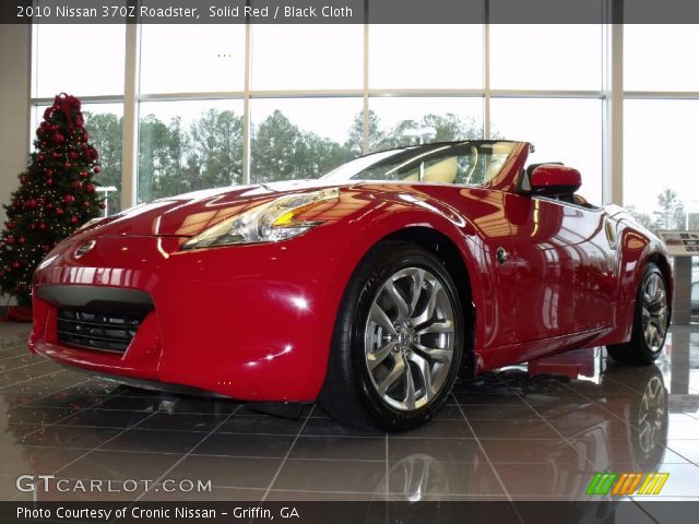 2010 Nissan 370Z Roadster in Solid Red
