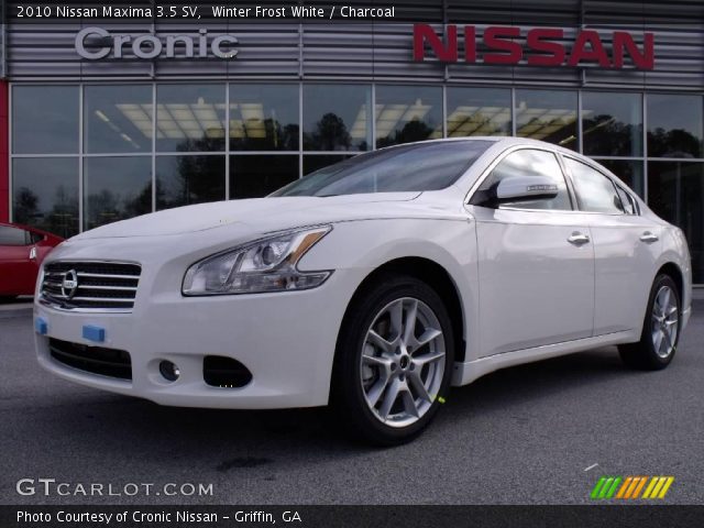 2010 Nissan Maxima 3.5 SV in Winter Frost White