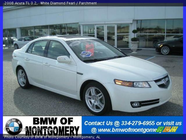 2008 Acura TL 3.2 in White Diamond Pearl