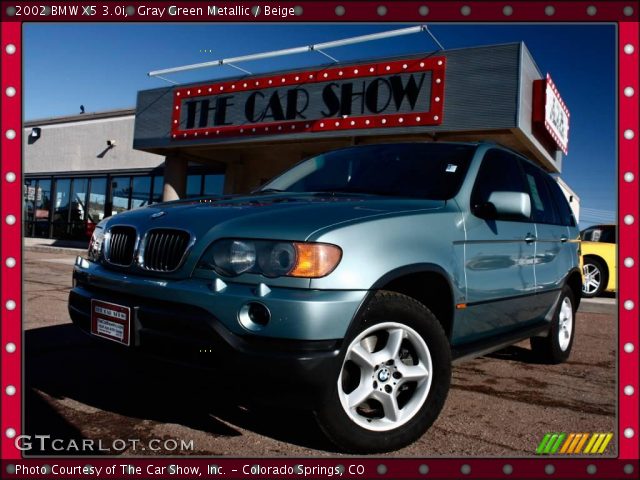 2002 BMW X5 3.0i in Gray Green Metallic