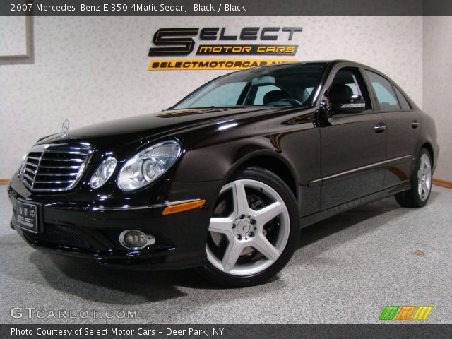 2007 Mercedes-Benz E 350 4Matic Sedan in Black